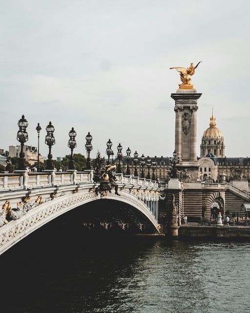 Pont Alexandre III bridge over the Seine